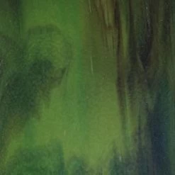 Bullseye Olive Green, Forest Green, Deep Brown Streaky - 90 COE -Stained Glass Deals Store 192052 50