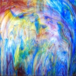 Kokomo Amber, Green, Blue, Purple And Clear Transparent Streaky -Stained Glass Deals Store 192246 40