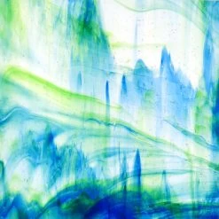 Kokomo Blue, Green And Clear Transparent Streaky