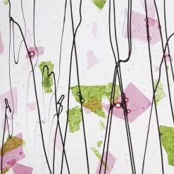 Bullseye Spring Green, Deep Pink And Black On Clear Fracture-Streamer - 90 COE 13 Bullseye Spring Green, Deep Pink And Black On Clear Fracture-Streamer - 90 COE -Stained Glass Deals Store 192806 60