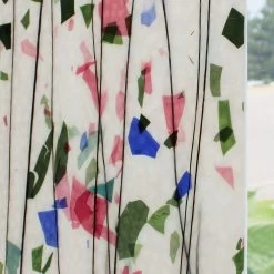 Bullseye Blue, Green, Aqua And Pink On White Fracture-Streamer - 90 COE 10 Bullseye Blue, Green, Aqua And Pink On White Fracture-Streamer - 90 COE -Stained Glass Deals Store 192844 20