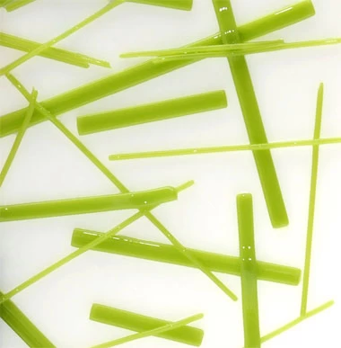 Oceanside Amazon Green Opal Stringers - 96 COE 2 Oceanside Amazon Green Opal Stringers - 96 COE - Image 2