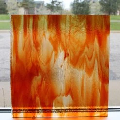 Uro Grenadine Red On Clear Streaky - 96 COE -Stained Glass Deals Store 195468 20