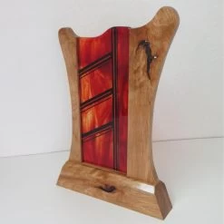 Uro Grenadine Red On Clear Streaky - 96 COE -Stained Glass Deals Store 195468 70