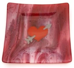 Bullseye White, Cranberry Pink Streaky - 90 COE -Stained Glass Deals Store 195687 50