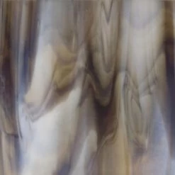 Stained Glass Deals Store 30 Bullseye White, Dark Brown Streaky - 90 COE