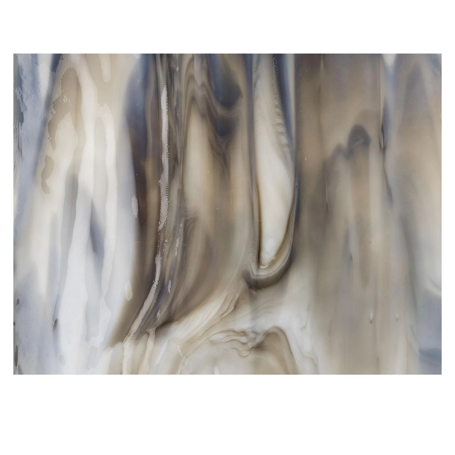 Bullseye White, Dark Brown Streaky - 90 COE 3 Bullseye White, Dark Brown Streaky - 90 COE - Image 3