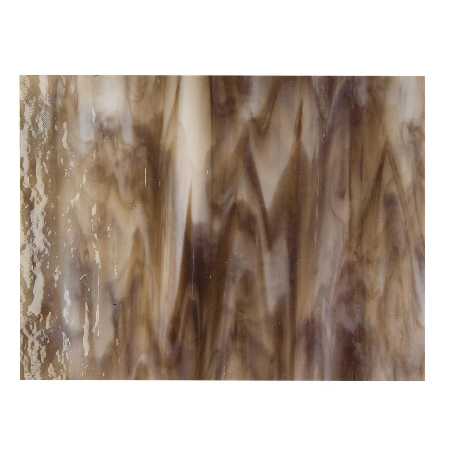 Bullseye White, Dark Brown Streaky - 90 COE 4 Bullseye White, Dark Brown Streaky - 90 COE - Image 4