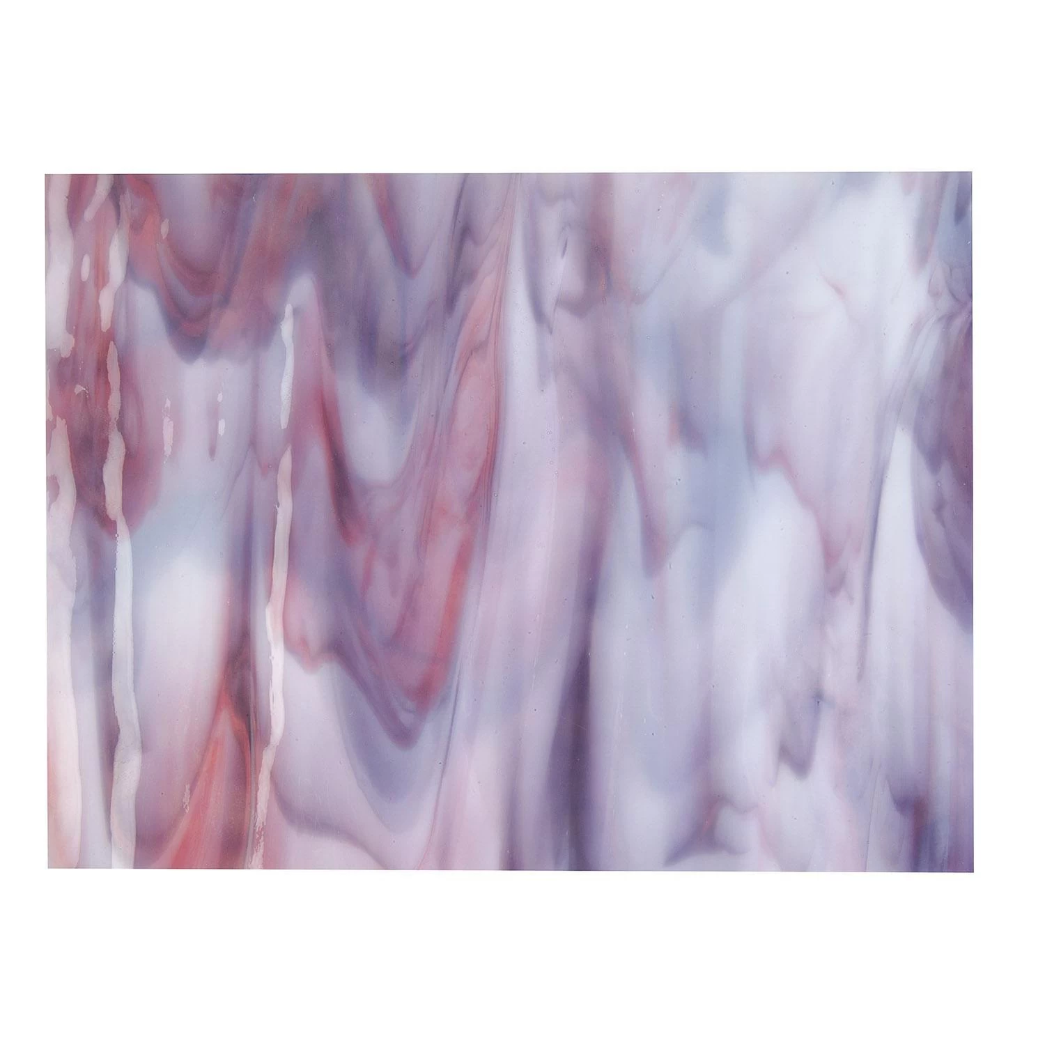 Bullseye White, Deep Royal Purple, Cranberry Pink Streaky - 90 COE 3 Bullseye White, Deep Royal Purple, Cranberry Pink Streaky - 90 COE - Image 3