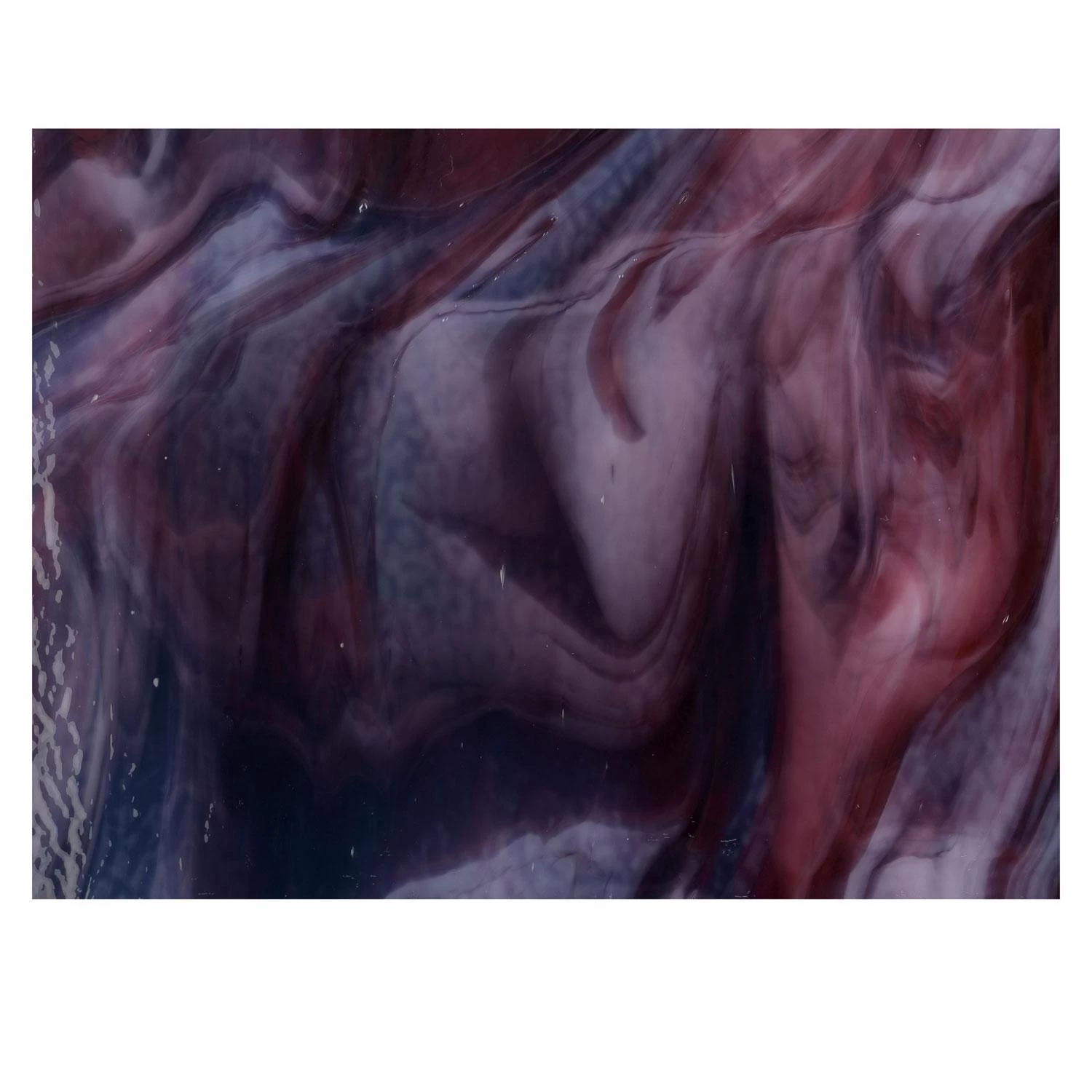 Bullseye White, Deep Royal Purple, Cranberry Pink Streaky - 90 COE 4 Bullseye White, Deep Royal Purple, Cranberry Pink Streaky - 90 COE - Image 4