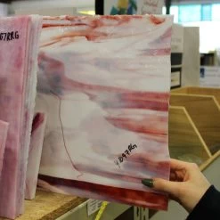 Youghiogheny White Opal, Copper Ruby And Gold Pink Reproduction -Stained Glass Deals Store 195899 40