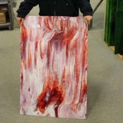 Youghiogheny White Opal, Copper Ruby And Gold Pink Reproduction -Stained Glass Deals Store 195899 60