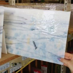 Bullseye Green And Yellow With Black On White Fracture-Streamer - 90 COE 12 Bullseye Green And Yellow With Black On White Fracture-Streamer - 90 COE -Stained Glass Deals Store 198530 50