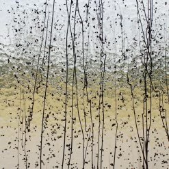 Bullseye Black On Clear Mardi Gras - 90 COE