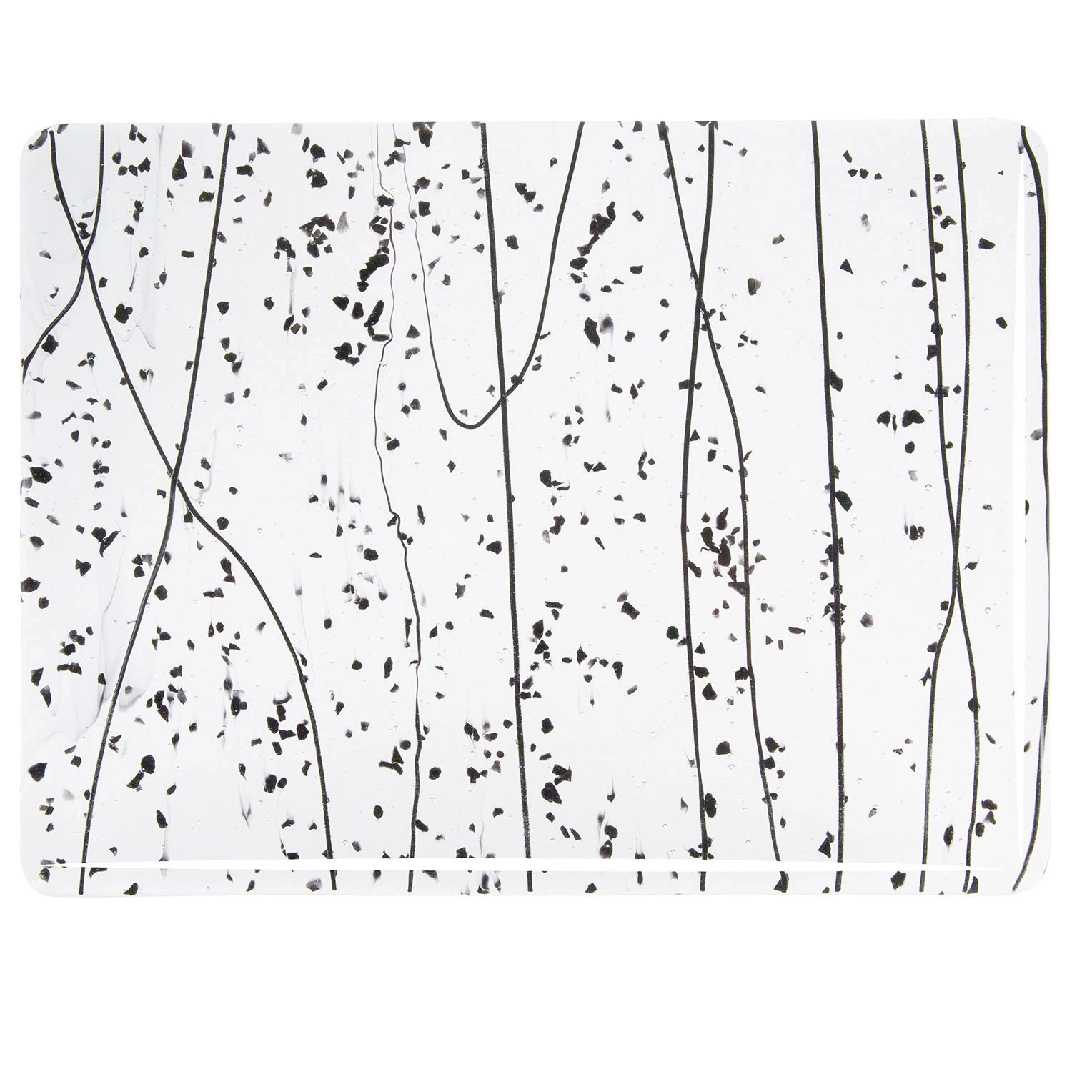 Bullseye Black On Clear Mardi Gras - 90 COE 6 Bullseye Black On Clear Mardi Gras - 90 COE - Image 6