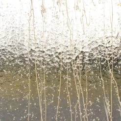 Bullseye Vanilla And White On Clear Mardi Gras - 90 COE