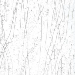 Bullseye Vanilla And White On Clear Mardi Gras - 90 COE -Stained Glass Deals Store 198543 60