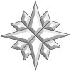 Crystal Star Bevel Cluster