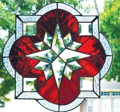 Crystal Star Bevel Cluster 6 Crystal Star Bevel Cluster -Stained Glass Deals Store 200038 20