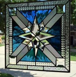 Crystal Star Bevel Cluster 7 Crystal Star Bevel Cluster -Stained Glass Deals Store 200038 30