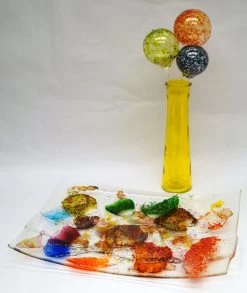 Sealed End Clear Cylinder 10 Pack - 90 COE -Stained Glass Deals Store 200608 70