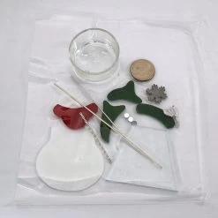 Pre-Cut Snowman Votive Kit 7 Pre-Cut Snowman Votive Kit -Stained Glass Deals Store 201308 20