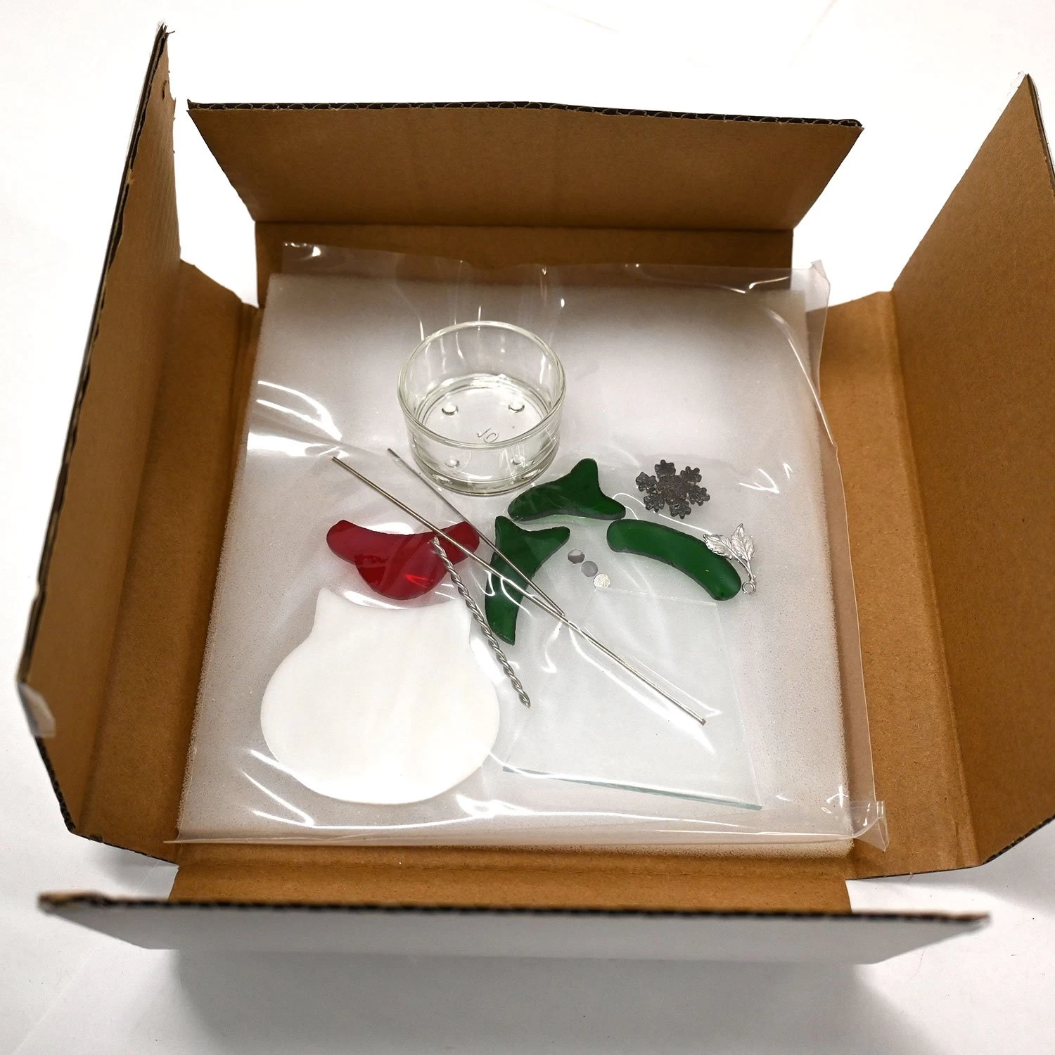 Pre-Cut Snowman Votive Kit 4 Pre-Cut Snowman Votive Kit - Image 4