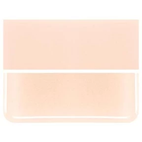 Bullseye Light Peach Cream Opal Double Rolled - 90 COE 2 Bullseye Light Peach Cream Opal Double Rolled - 90 COE - Image 2