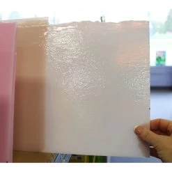 Bullseye Light Peach Cream Opal Double Rolled - 90 COE 12 Bullseye Light Peach Cream Opal Double Rolled - 90 COE -Stained Glass Deals Store 203293 50