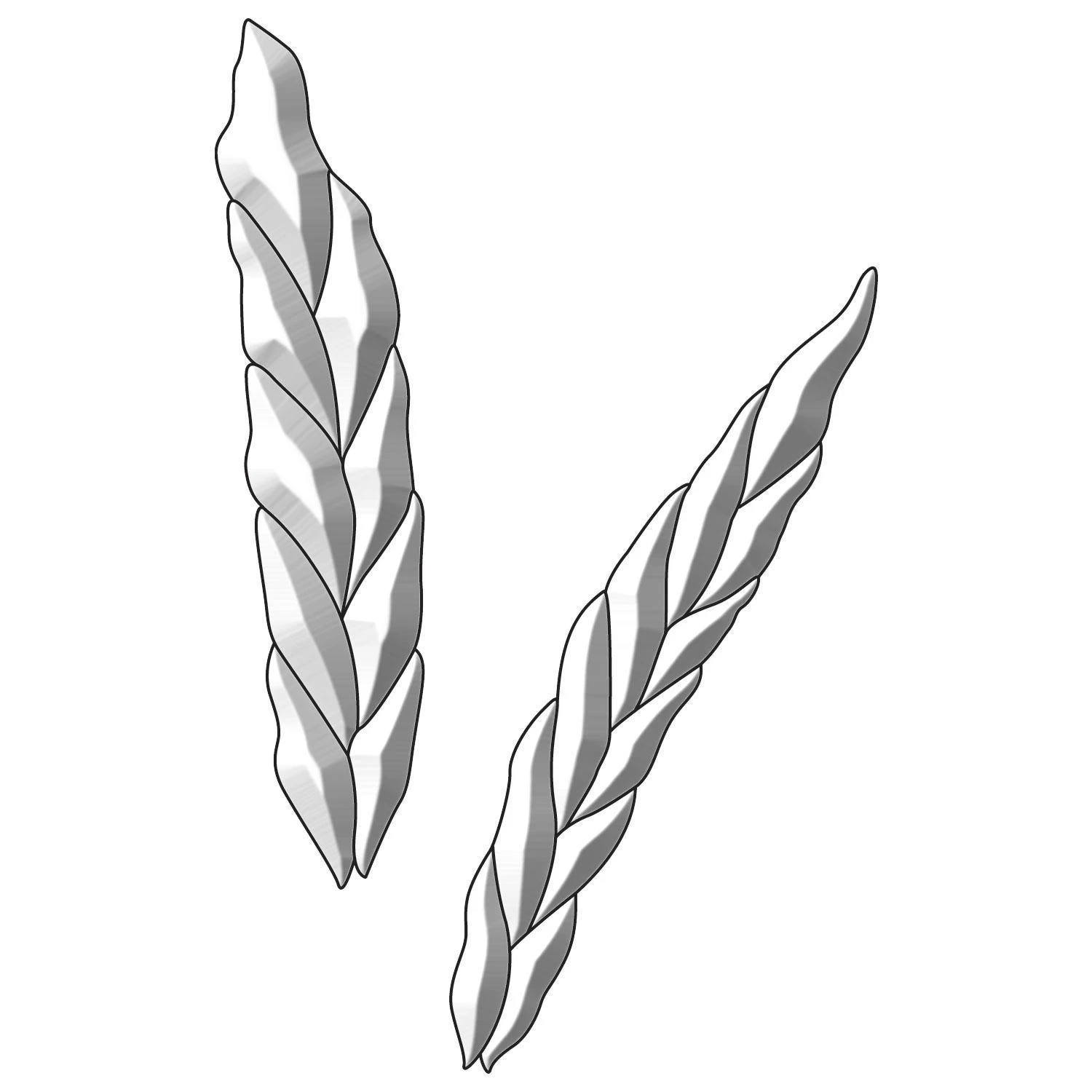 Harvest Grain Clear Bevel Cluster 1 Harvest Grain Clear Bevel Cluster