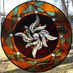 Pinwheel Bevel Cluster -Stained Glass Deals Store 208816 30