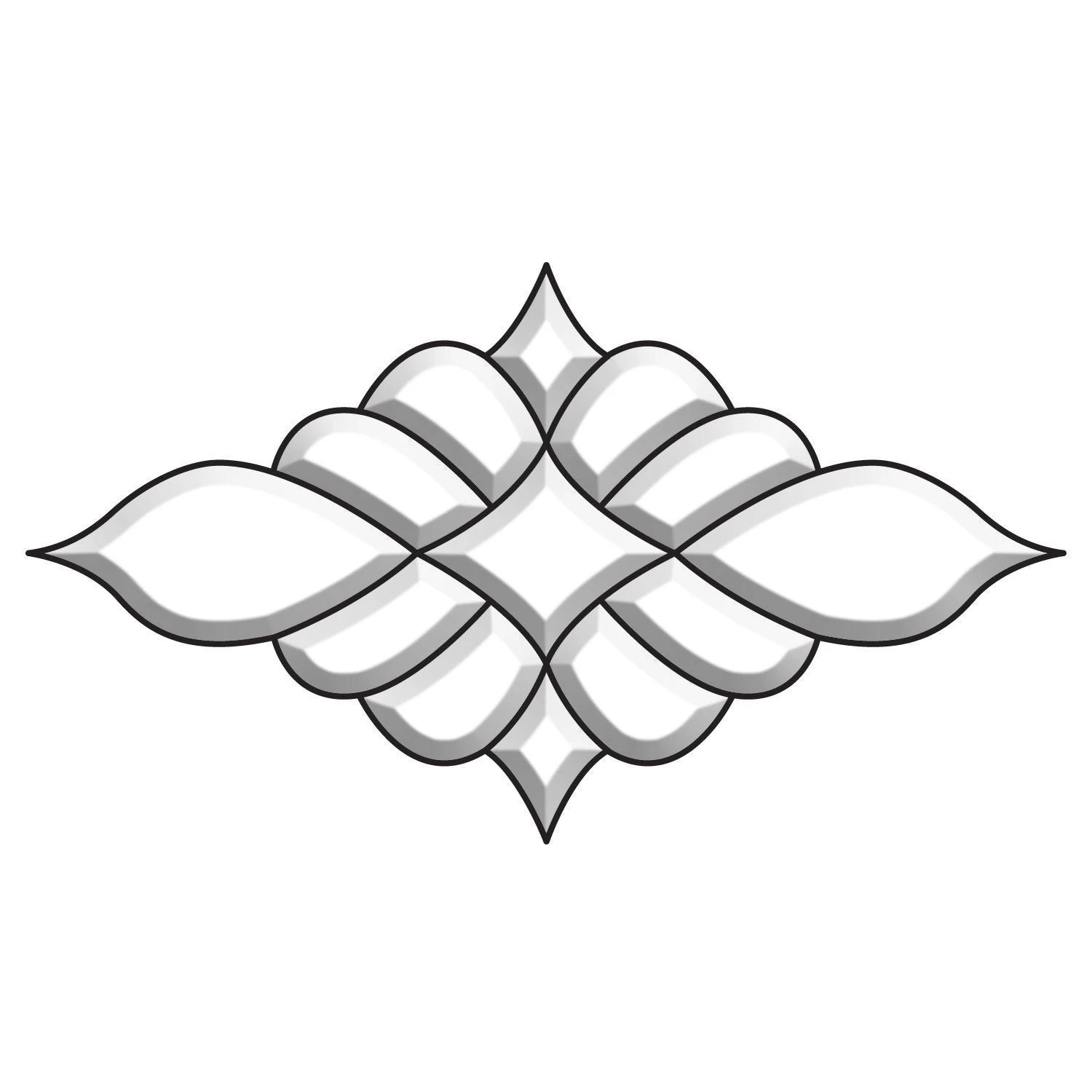 Elegant Burst Bevel Cluster 1 Elegant Burst Bevel Cluster