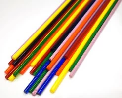 Rainbow Effetre Rod Assortment - 104 COE 10 Rainbow Effetre Rod Assortment - 104 COE -Stained Glass Deals Store 213851 40