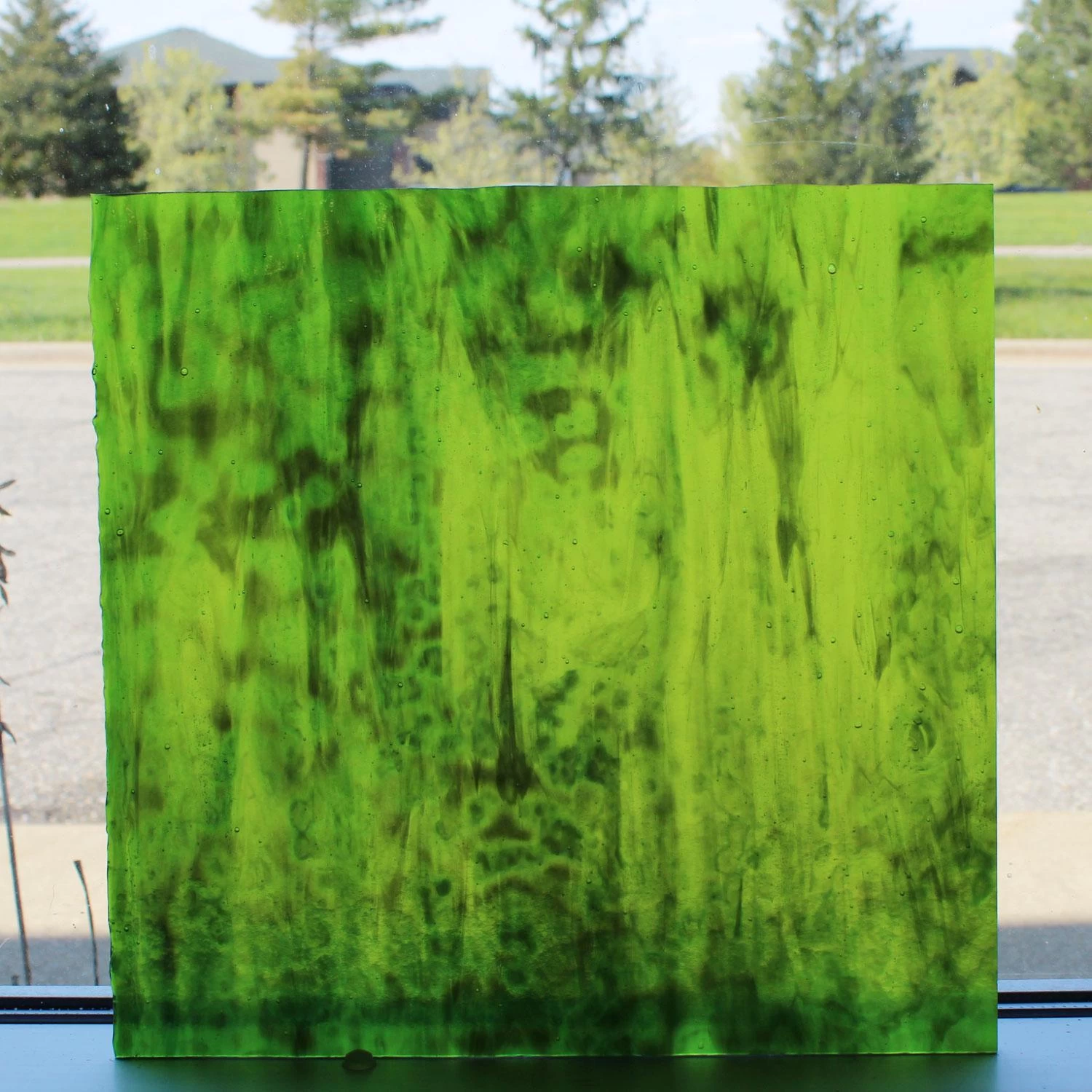 Youghiogheny Lime Green And Emerald Green Opal Stipple 2 Youghiogheny Lime Green And Emerald Green Opal Stipple - Image 2