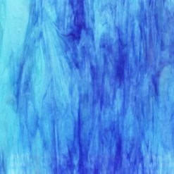 Youghiogheny Turquoise, White And Cobalt Blue Opal Stipple