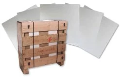 Oceanside Icicle Clear Sheet Glass Full Case - 96 COE