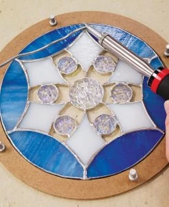 14" Circle Layout Frame -Stained Glass Deals Store 217350 30