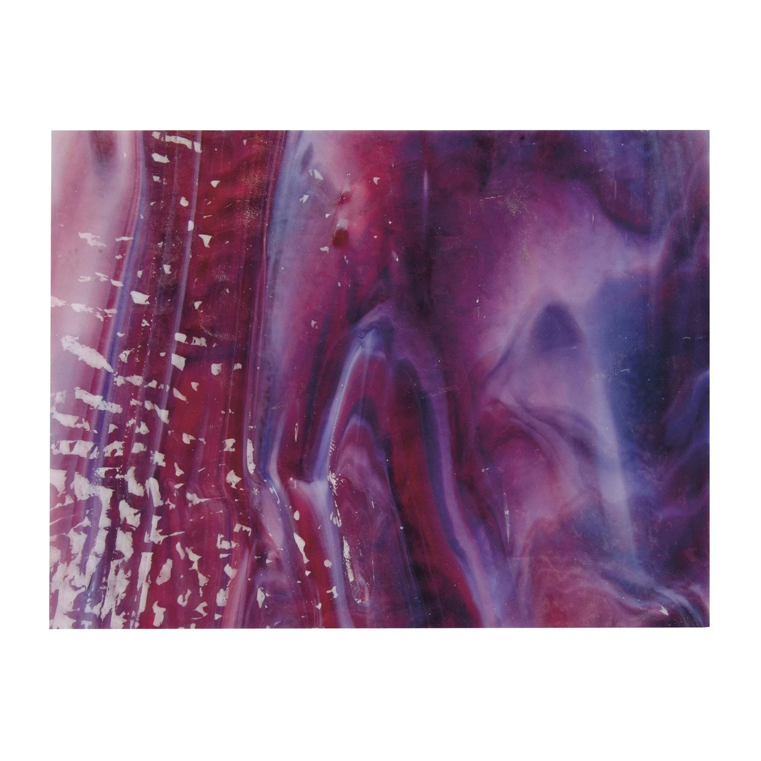 Bullseye Cranberry Pink, Gold Purple, White Soft Ripple Streaky - 90 COE 2 Bullseye Cranberry Pink, Gold Purple, White Soft Ripple Streaky - 90 COE - Image 2