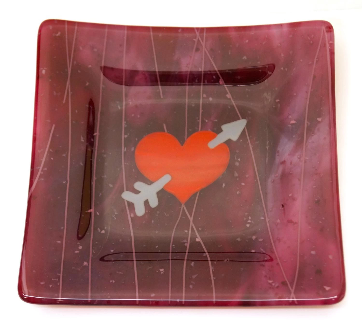 Bullseye Cranberry Pink, Gold Purple, White Soft Ripple Streaky - 90 COE 4 Bullseye Cranberry Pink, Gold Purple, White Soft Ripple Streaky - 90 COE - Image 4