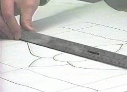 Cork Backed Stainless Steel Ruler 9 Cork Backed Stainless Steel Ruler -Stained Glass Deals Store 217641 20