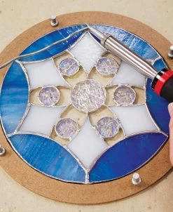 8" Circle Layout Frame -Stained Glass Deals Store 218417 60