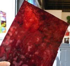 Oceana Dark Copper Red -Stained Glass Deals Store 218545 40