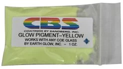 CBS Yellow Glow Pigment 1 Oz -Stained Glass Deals Store 222935 20