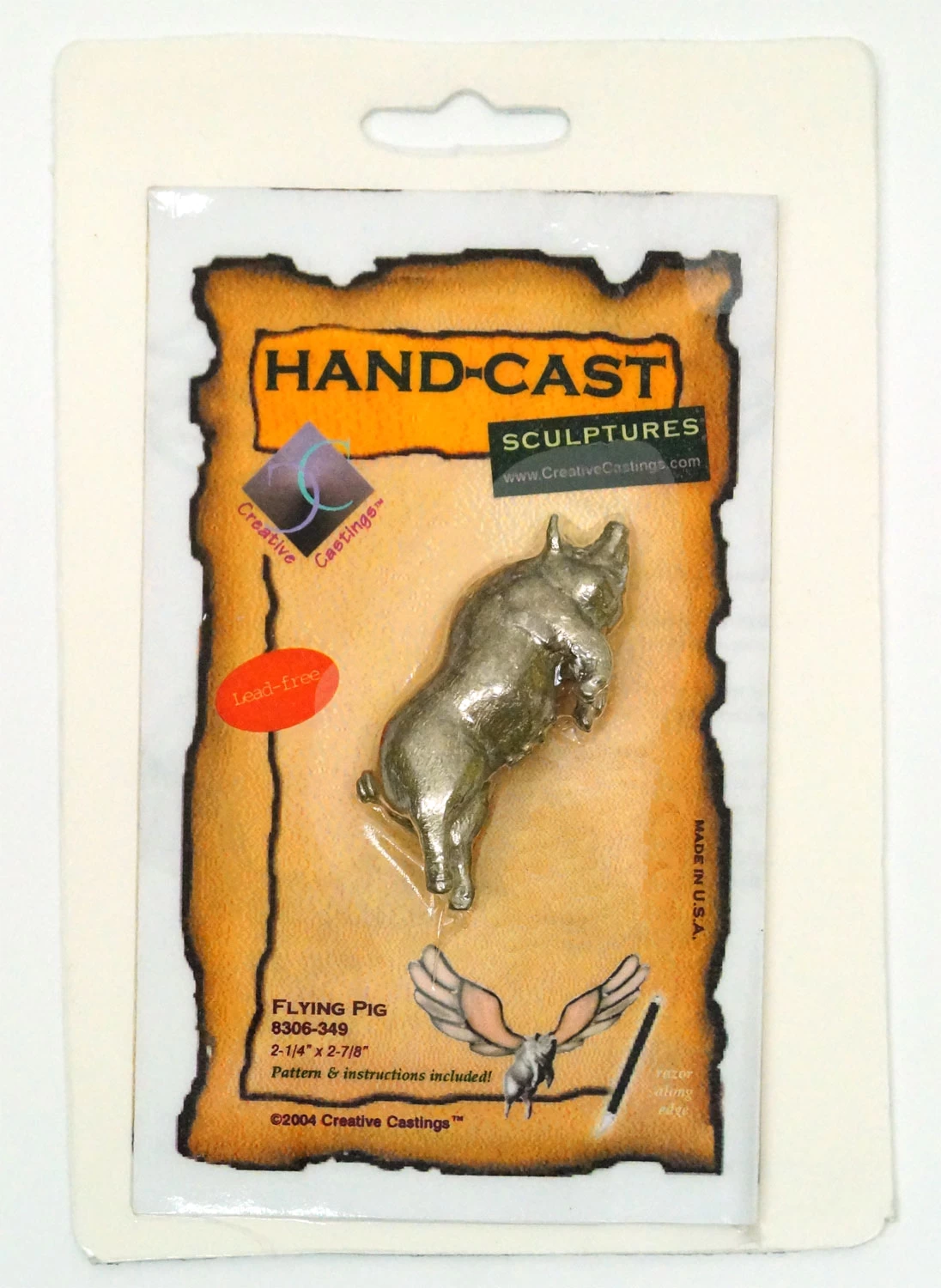 Flying Pig Lead Free Figurine 2 Flying Pig Lead Free Figurine - Image 2