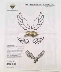 Flying Pig Lead Free Figurine 13 Flying Pig Lead Free Figurine -Stained Glass Deals Store 224007 60