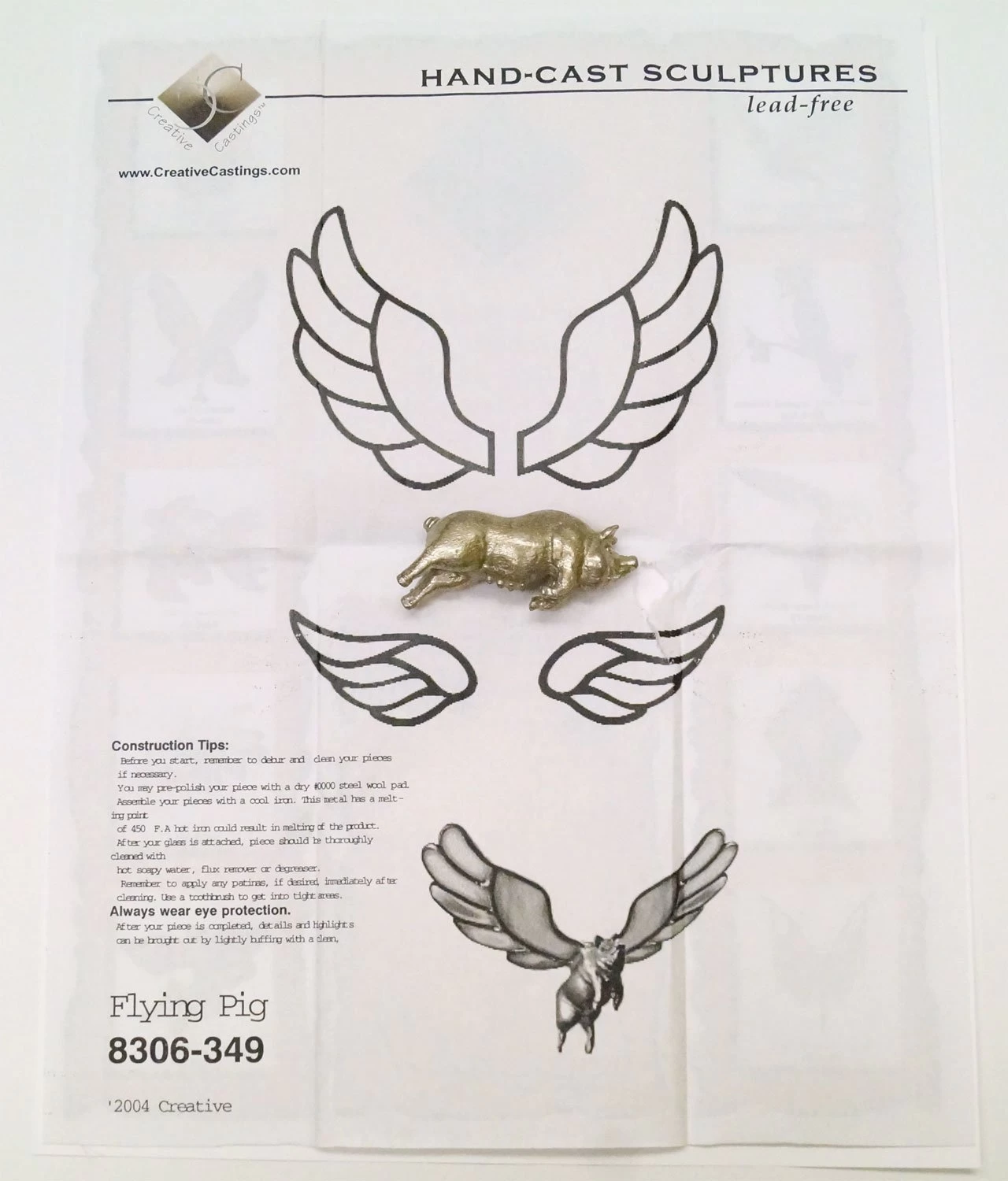 Flying Pig Lead Free Figurine 7 Flying Pig Lead Free Figurine - Image 7