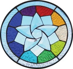 Kokomo Light Amber Transparent Rolled Granite -Stained Glass Deals Store 224113 40