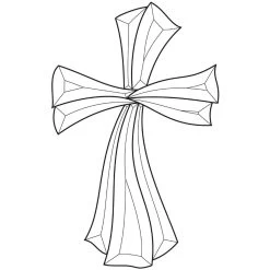 Fancy Cross Bevel Cluster -Stained Glass Deals Store 225336 70