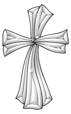 Fancy Cross Bevel Cluster -Stained Glass Deals Store 225336 90