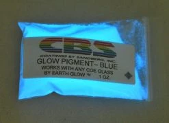 CBS Blue Glow Pigment 1 Oz 13 CBS Blue Glow Pigment 1 Oz -Stained Glass Deals Store 229084 30